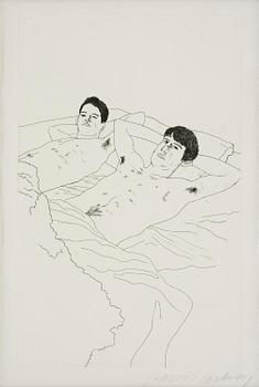 435A. David Hockney, "In Despair", ur "Illustrations for Fourteen Poems from C.P. Cavafy".