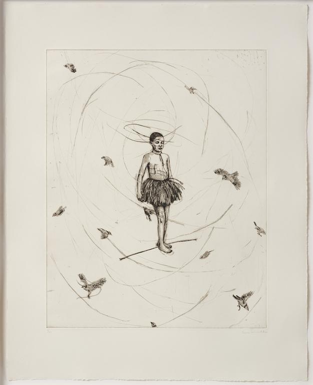 Linn Fernström, Flicka med fåglar.