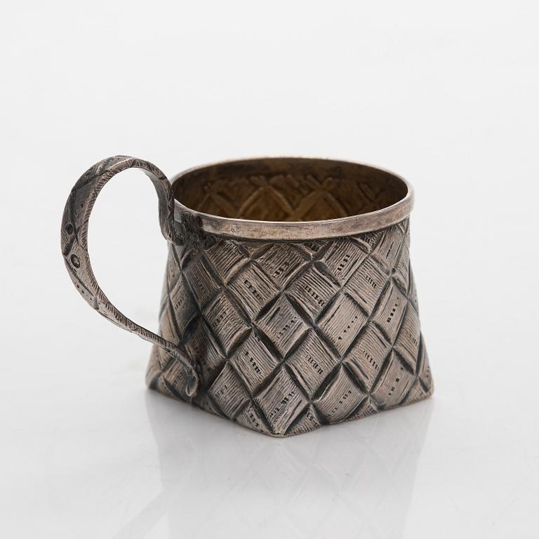 A silver charka, St. Petersburg 1890.