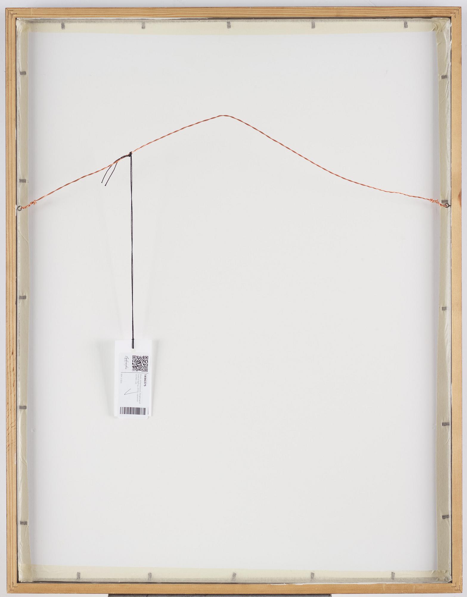 Sture Johannesson, färglitografi med prägling, 2005, signerad 53/160.