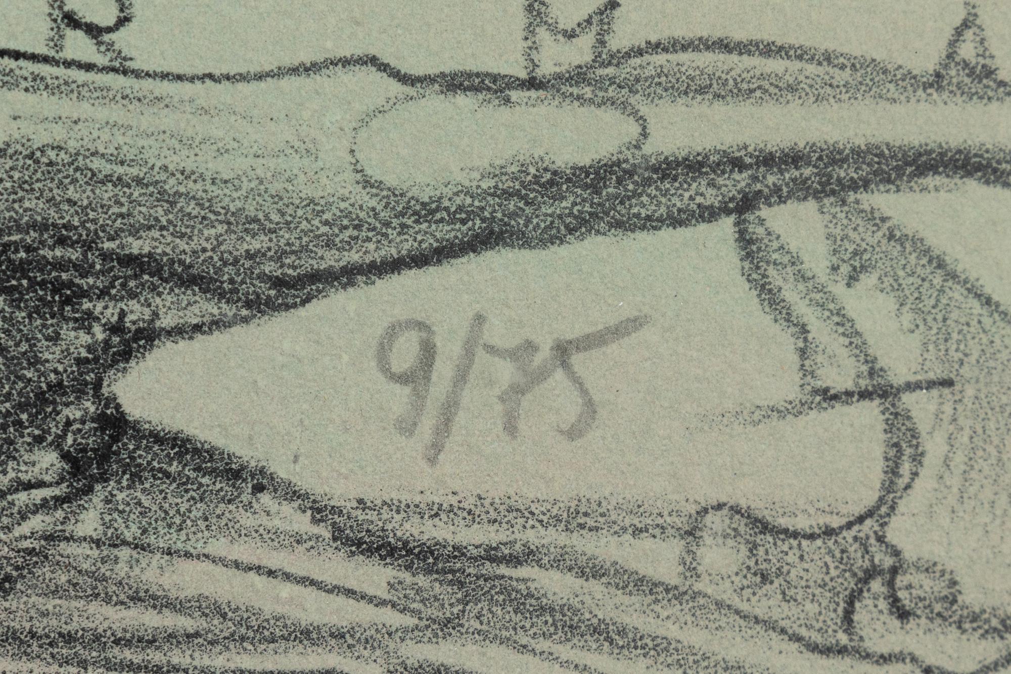 Djuric Miodrag Dado, 12 stycken litografier med mapp. Samtliga signerade och numrerade 9/75.