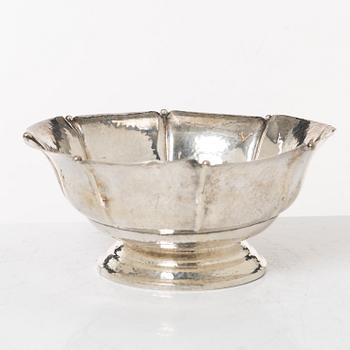 Bowl, silver, stamped ESAB, Kristianstad 1923.