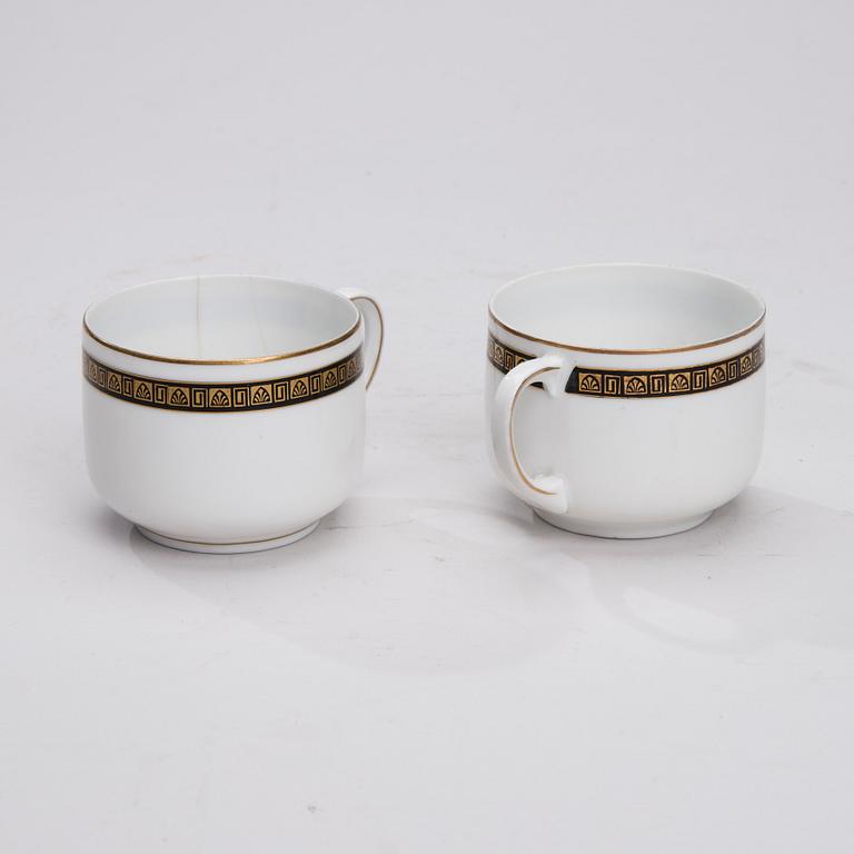 MATSERVIS, 73 delar, porslin, art déco, Felda Porzellan, Tyskland 1908-1920.