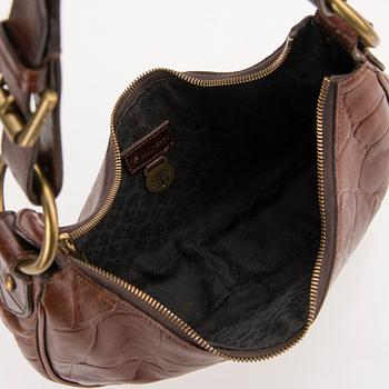 A Mulberry Bag in brown Congo leather and with brass details.