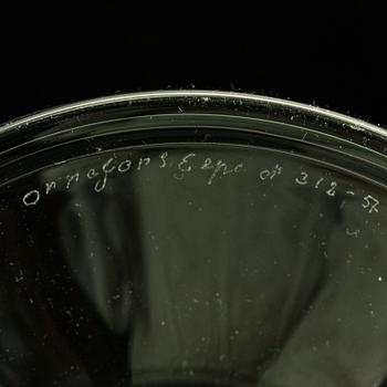 Nils Landberg, a tulip-shaped glass, Orrefors.