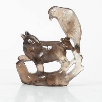 Figur, rökkvarts, Kina, 1900-tal.