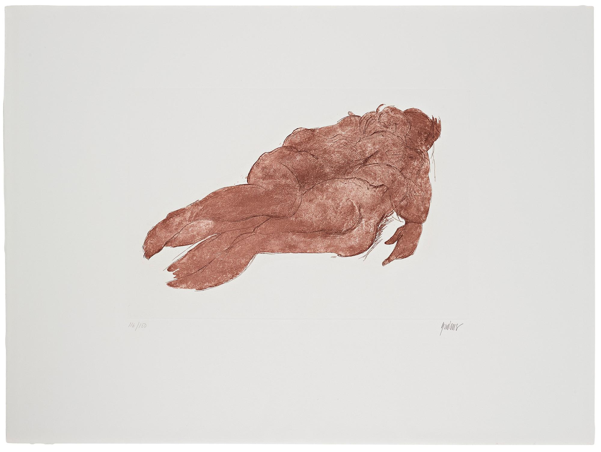 Gudmar Olovson, aquatint. Signed Gudmar and numbered 116/150 in pencil.