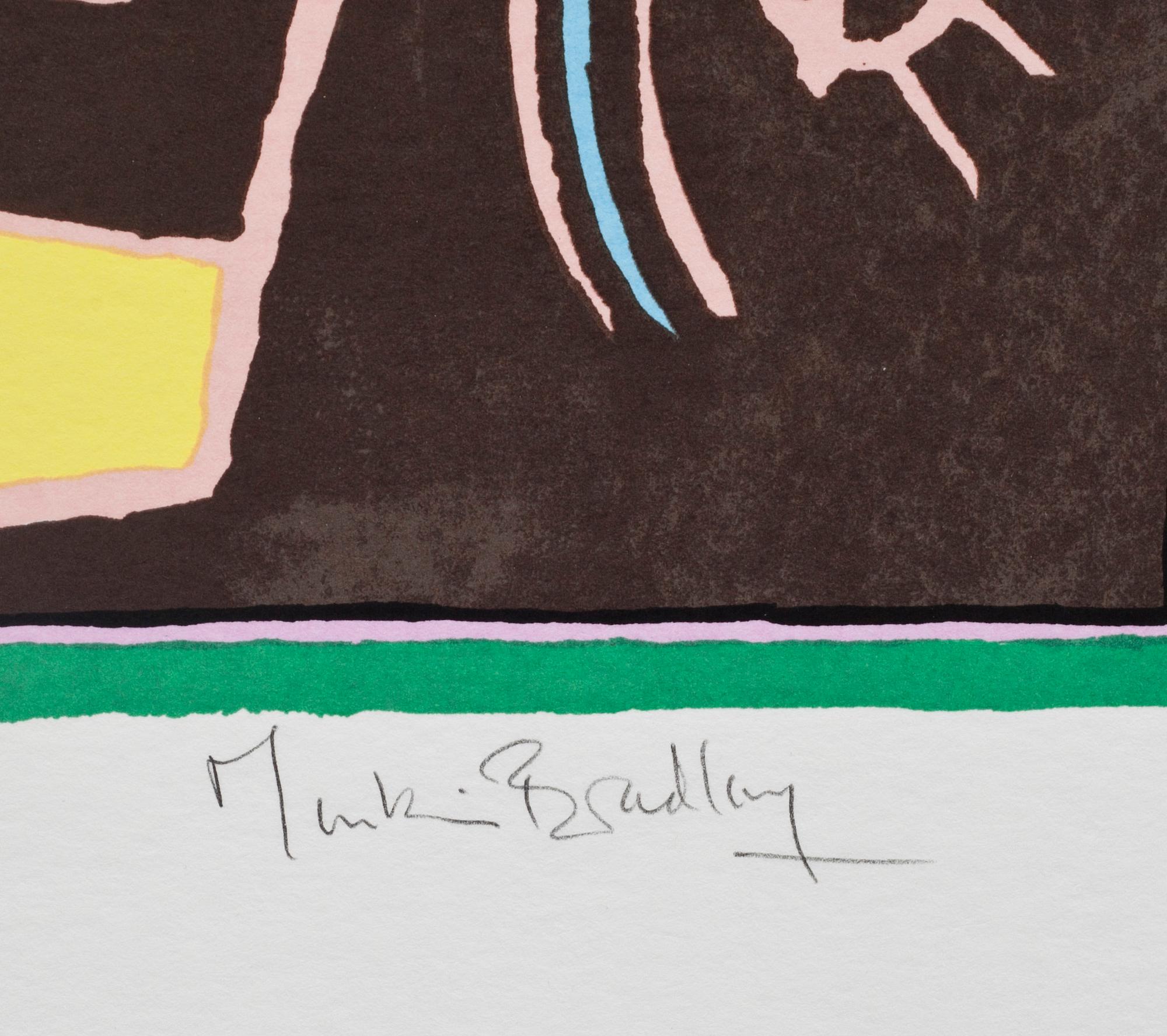 MARTIN BRADLEY, färgserigrafi, signerad och numrerad 30/200.