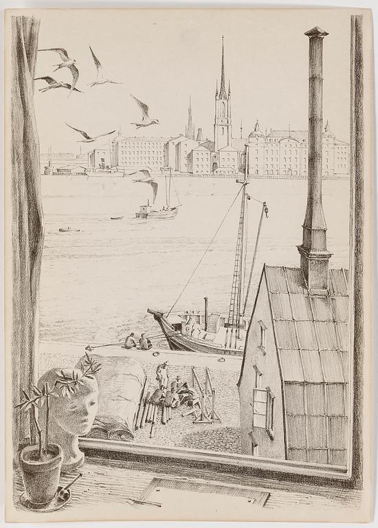 GRETA KNUTSSON TZARA, blyerts 3 st. Monogramsignerade.