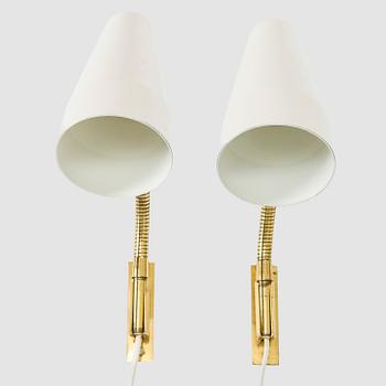 Lisa Johansson-Pape, a pair of 1960's '50-056/2, wall lights for Stockmann Orno.