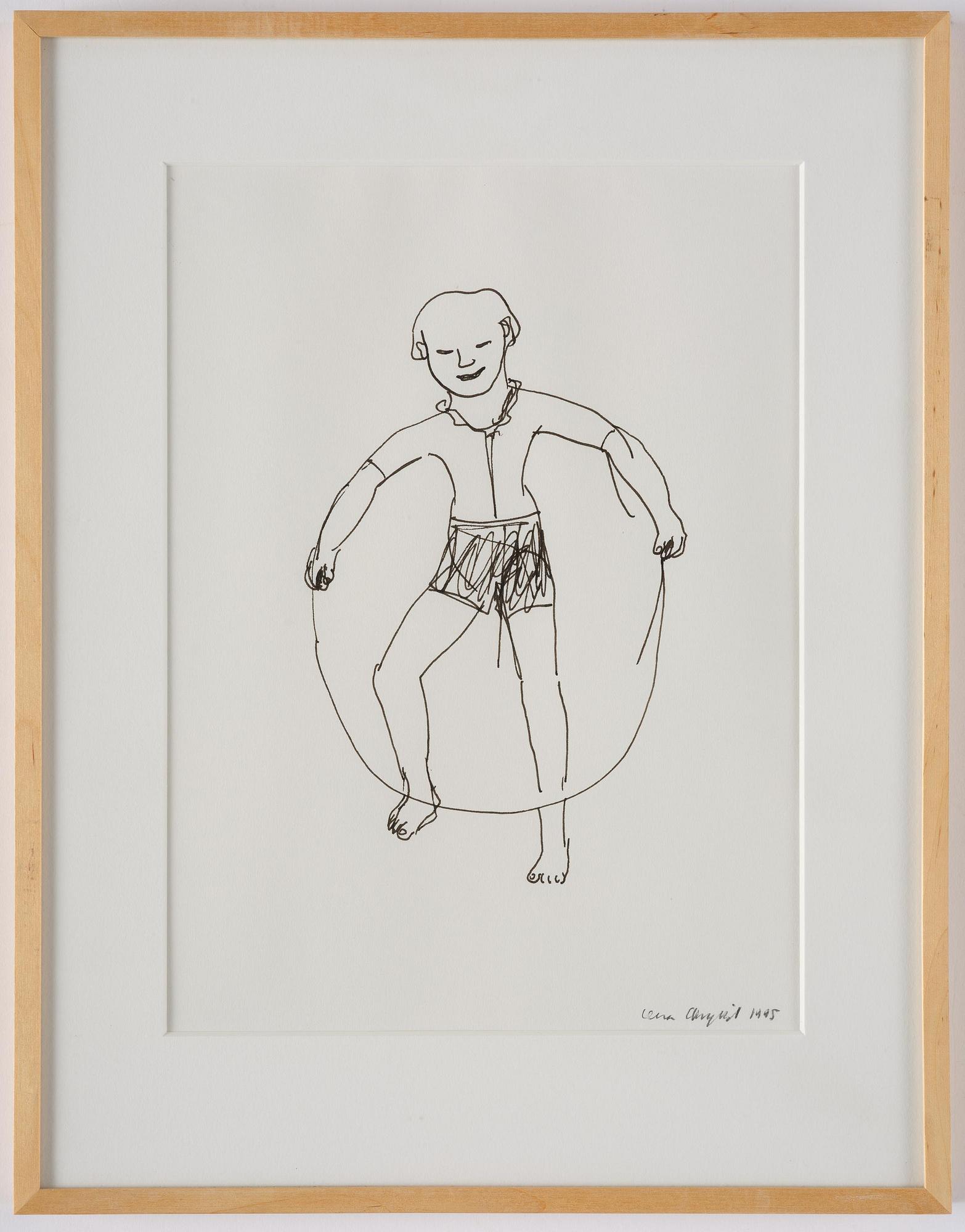 Lena Cronqvist, "Flicka med hopprep".