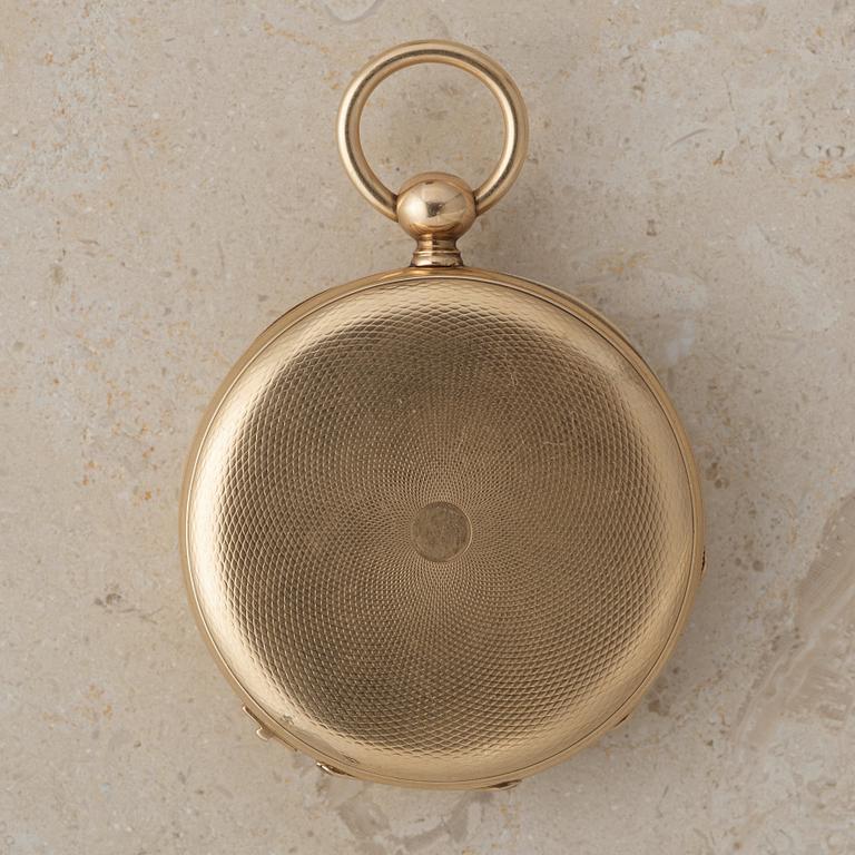 H.E. HOLST, Kjöbenhavn, pocket watch, 49 mm,