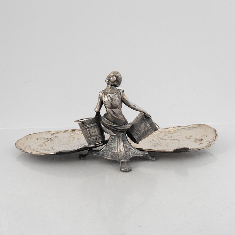 An Art Nouveau table decoration, early 20th Century.