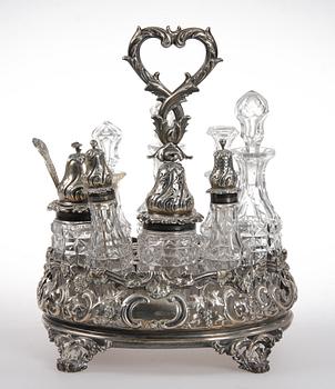 BORDSSURTOUT, silver, England, 1800-tal.