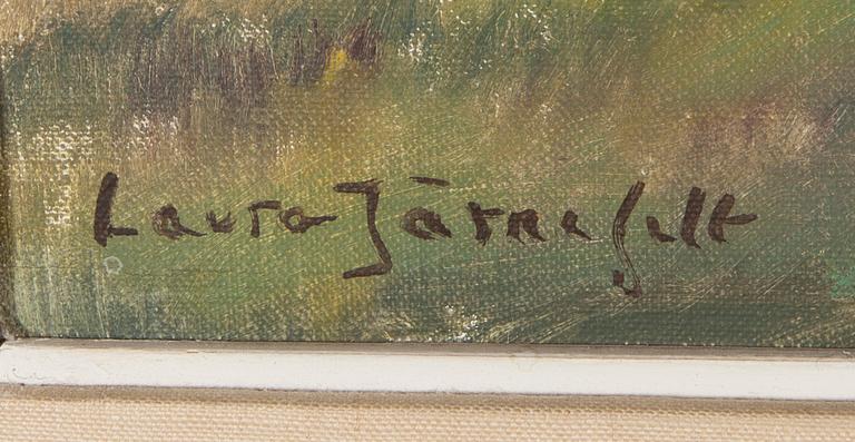 LAURA JÄRNEFELT, öljy kankaalle, signeerattu.