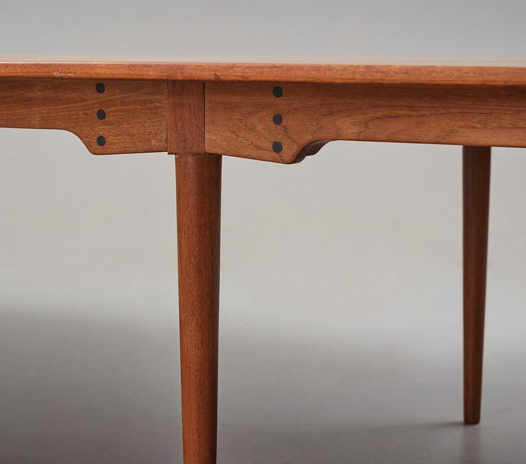 Finn Juhl, a unique conference table by Bovirke, Denmark, 1950's.