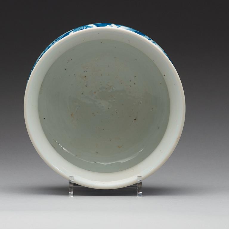 A blue and white censer, Qing dynasty, Kangxi (1662-1722).