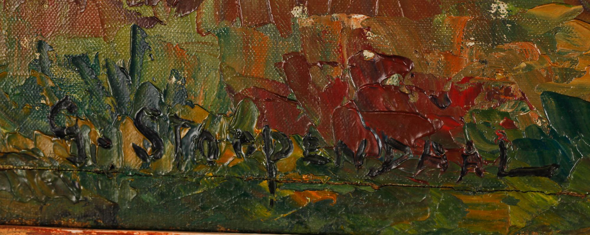 GEORG STOOPENDAAL, olja på duk, signerad.