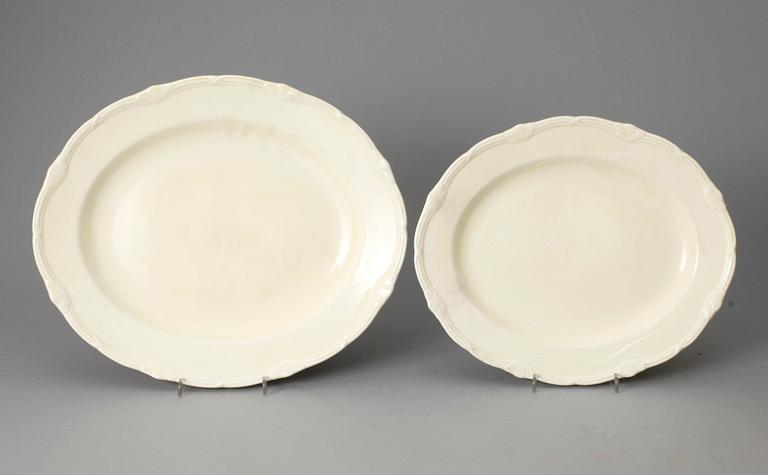 MATSERVIS, 100 delar, flintgods, England, 1900-talets början.