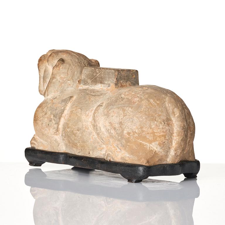 Skulptur, lergods. Handynastin (206 f. Kr - 220 e. Kr).