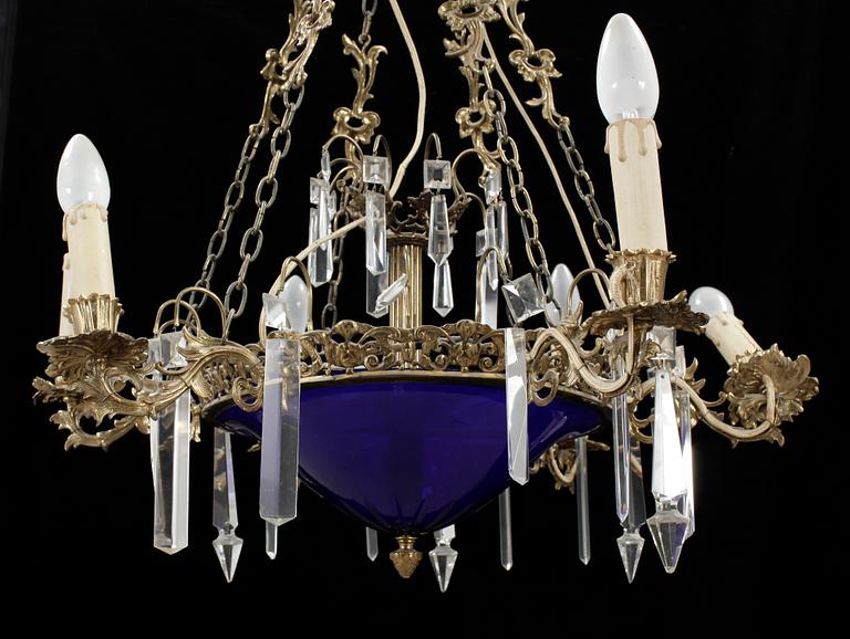 TAKAMPEL, senempire, 1800-talets slut. Höjd 67 cm.