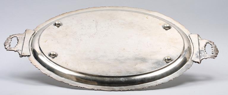 BRICKA, nysilver, tidigt 1900-tal.