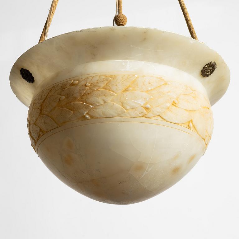 An early 20th century ceiling lamp.
