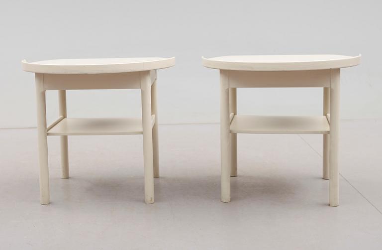 SÄNGBORD, 1 par, S. Engström & G. Myrstrand, Bodafors, 1900-talets andra hälft.