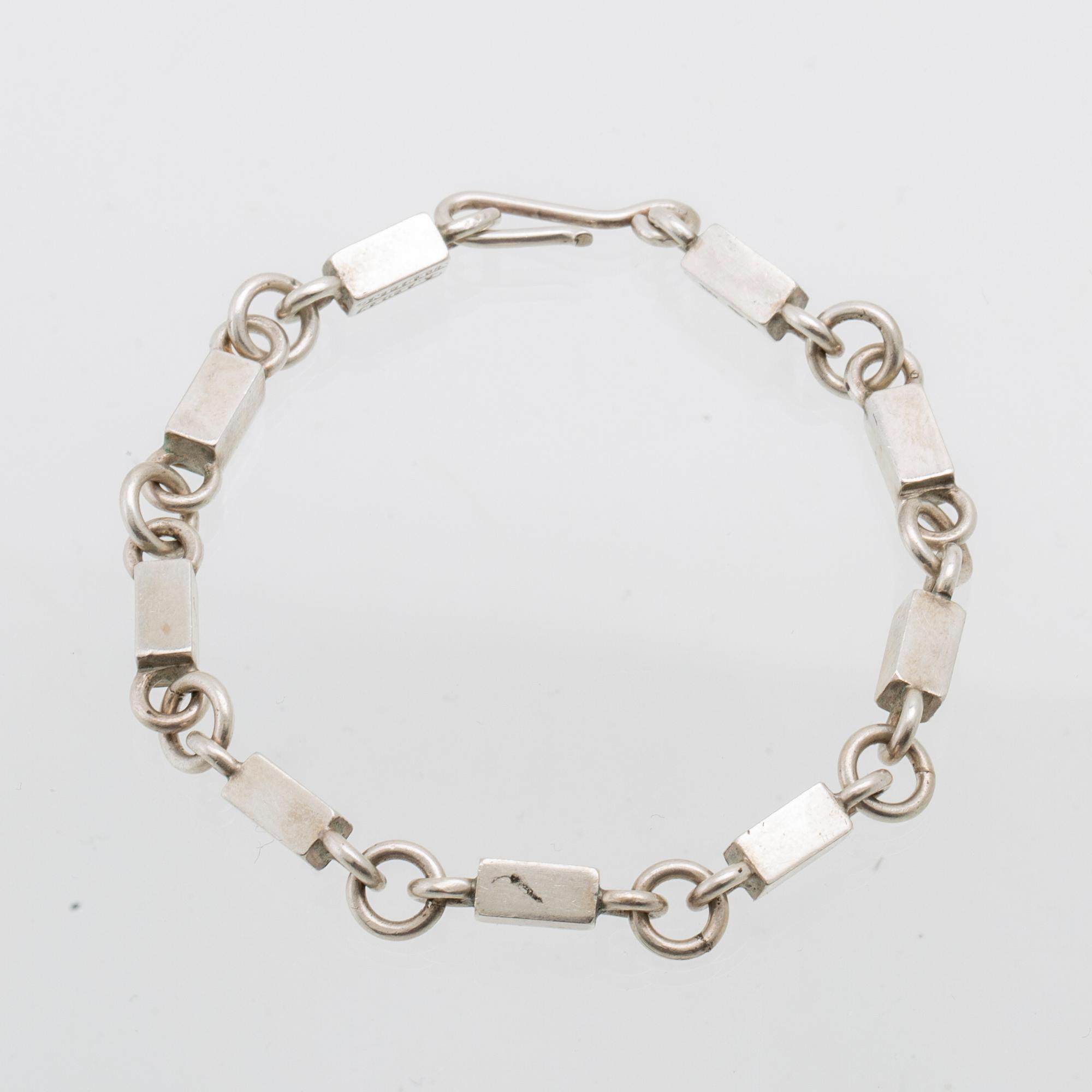 Sven Börje Sterling Silver Bracelet, Lund 1960.