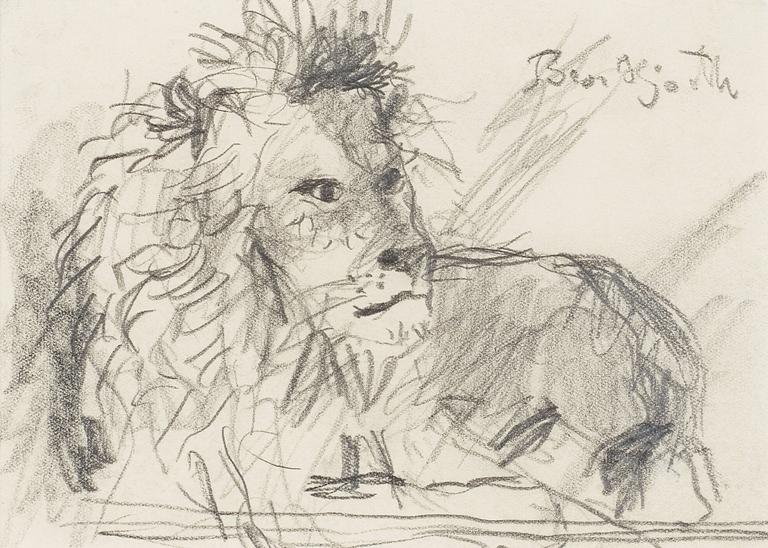 Bror Hjorth, "Lejon" (Lion).