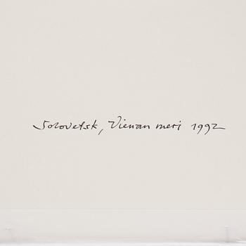 Pentti Sammallahti, "Solovetsk, Vienan meri, 1992".