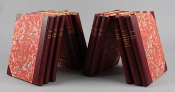 BOK, 24 volymer. Sveriges Allmänna konstförenings publikationer. Div konstnärer.