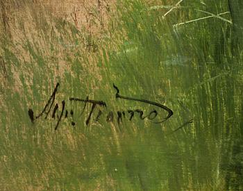 ALFRED THÖRNE, olja på duk, sign.