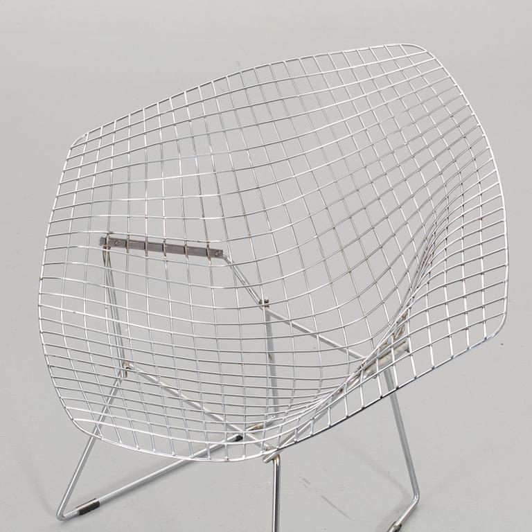 HARRY BERTOIA, fåtölj "Diamond chair" 1900-talets senare del.