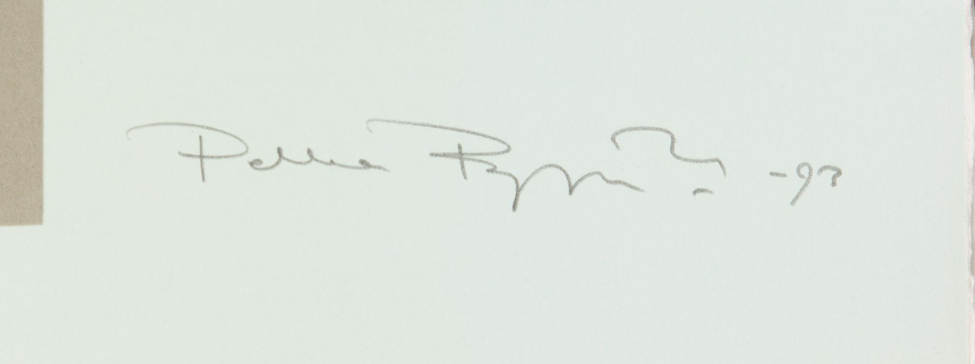 Pekka Ryynänen, lithograph, signed and dated -93, numbered 8/16.