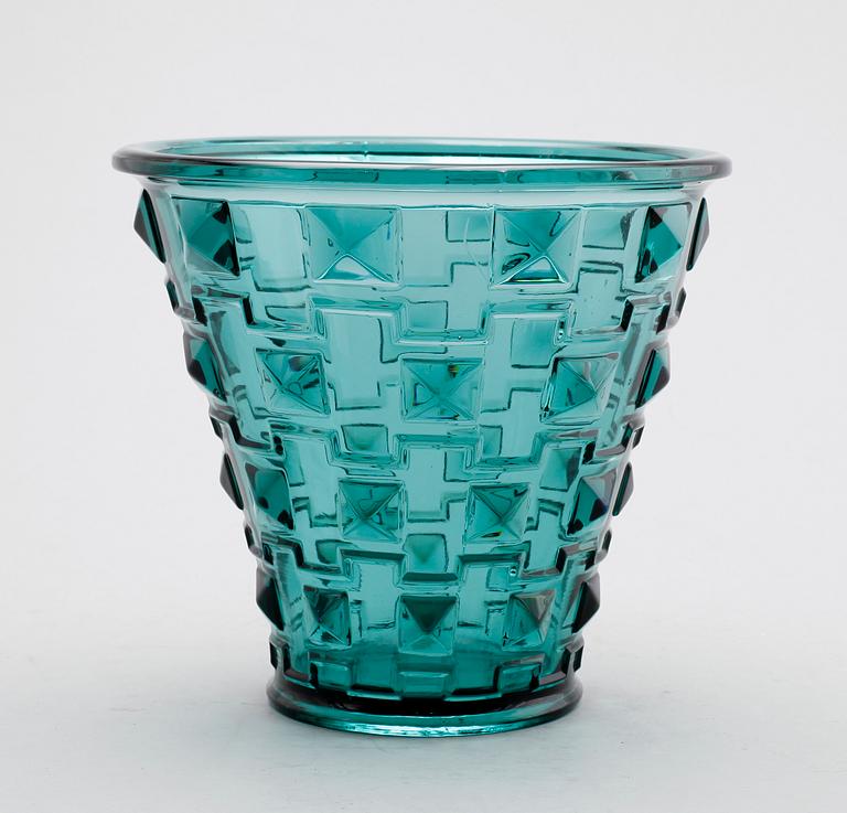 SKÅL, pressglas, Simon Gate, Orrefors, 1930-tal.