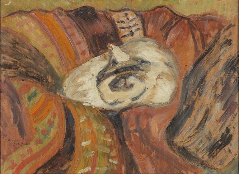 Helmer Osslund, Sleeping Cat.