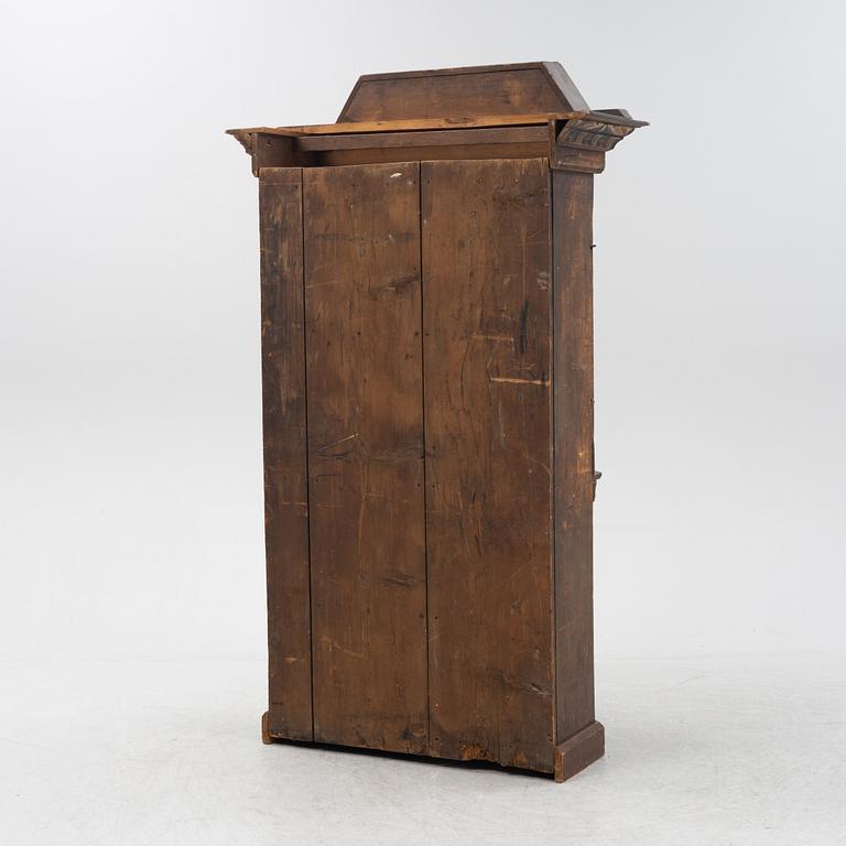 A painted cabinet, dated 1788.