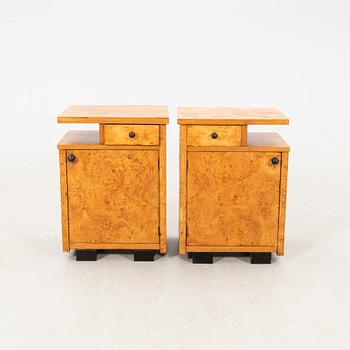 Bedside tables, a pair of Art Deco, first half of the 20th century.