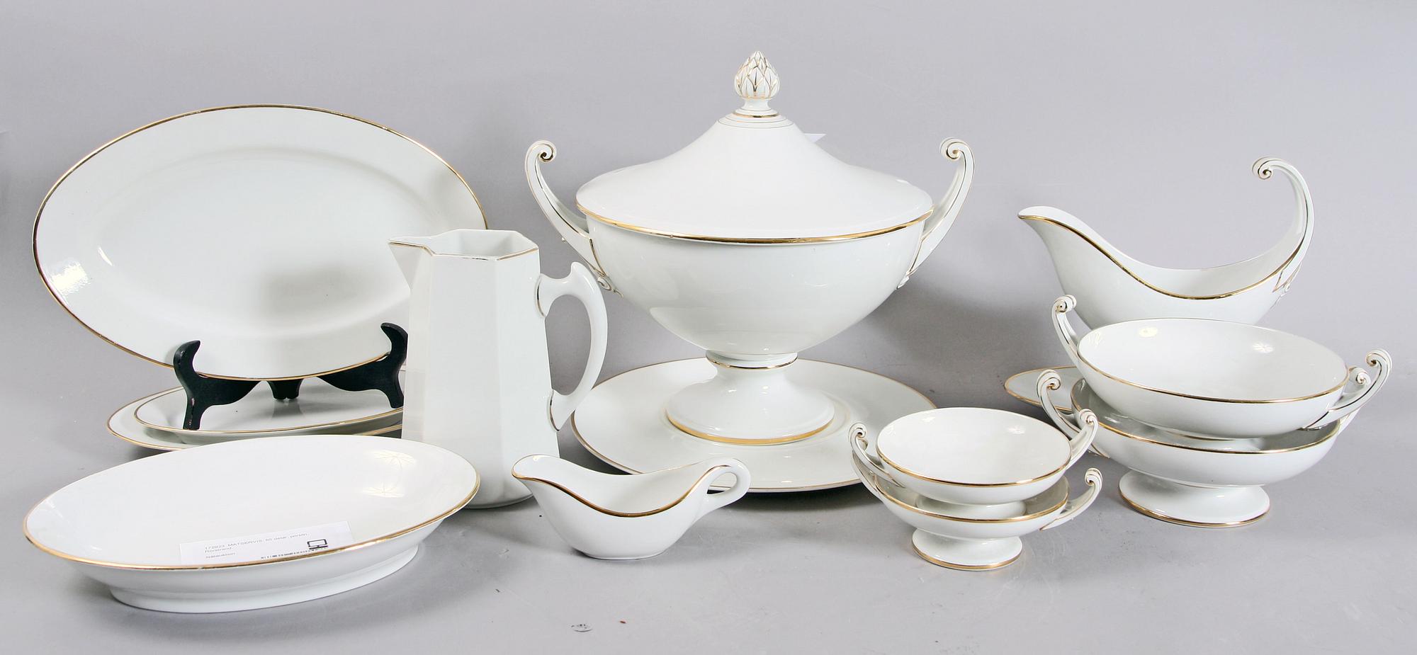 MATSERVIS, 65 delar, porslin, Rörstrand.