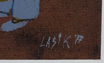 PAWEL LASIK, olja på duk, signerad.