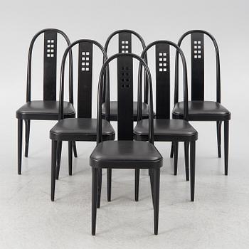 Thonet, stolar, 6 st, modell 264P, 1989.