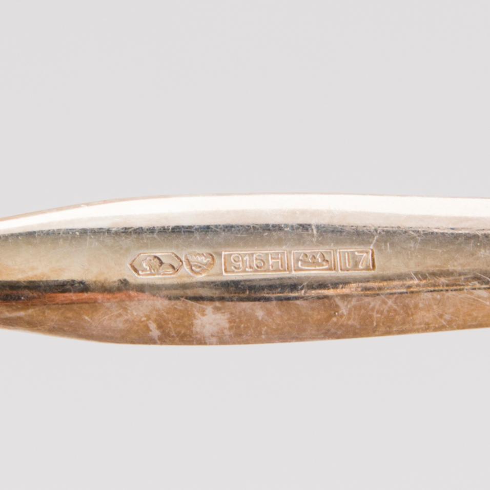 TAPIO WIRKKALA, ATERINSARJA, 57 osaa, hopeaa, "Tapio", Hopea-/Kultakeskus, Hämeenlinna 1961-76.