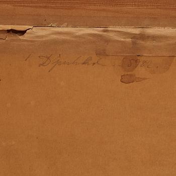 Elis Åslund, Borgholms slottsruin.