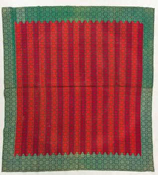 A Swedish upphämta quilt around 1900 ca 173 x 136 cm.