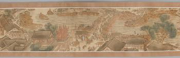 KAKEMONO, litografiskt tryck, 1900-tal.