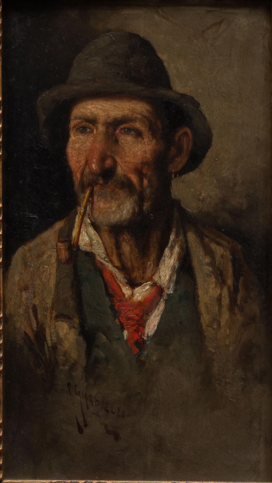 Giuseppe Giardiello, Man with a Pipe.