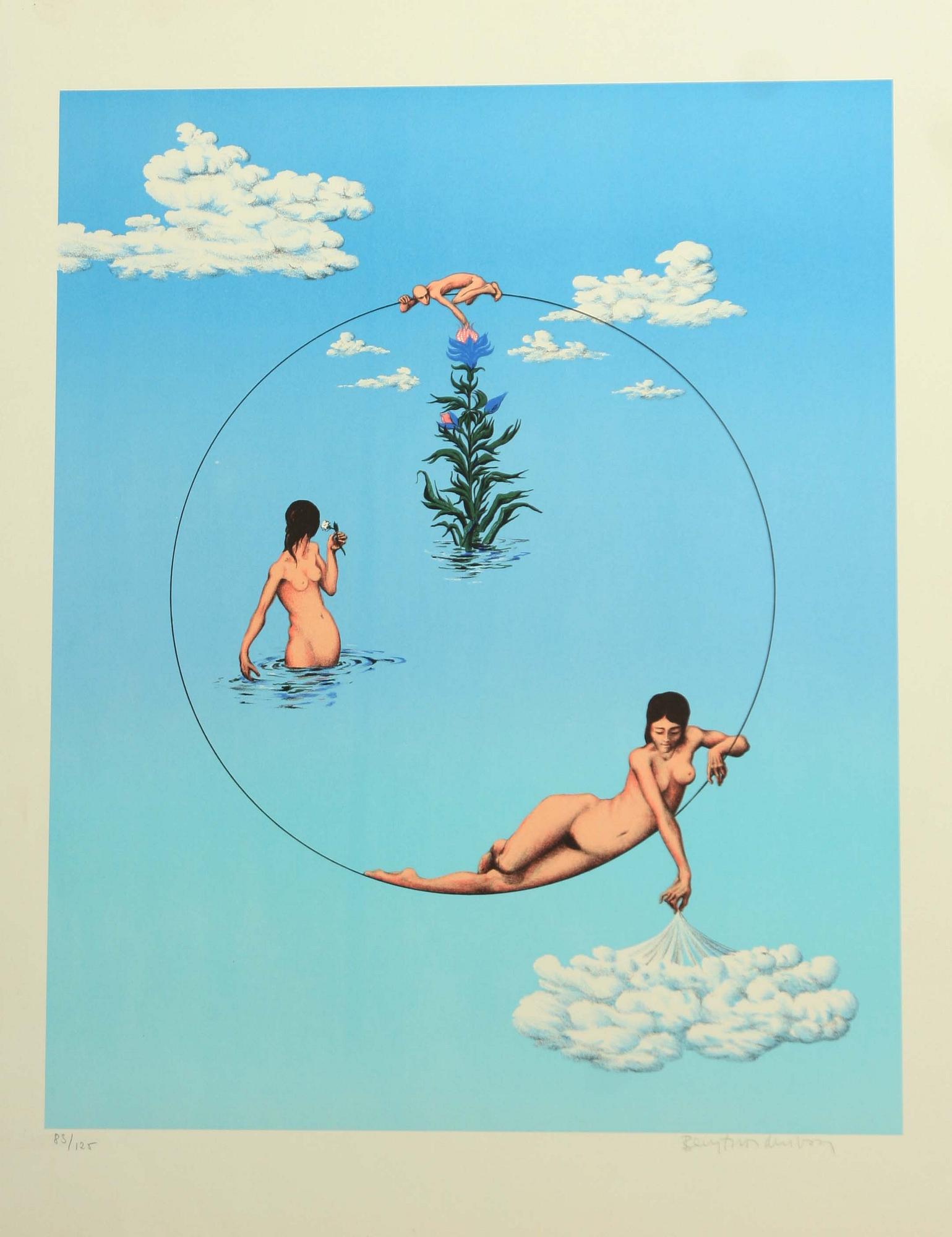 BENGT NORDENBORG, färglitografier 2 st, sign.