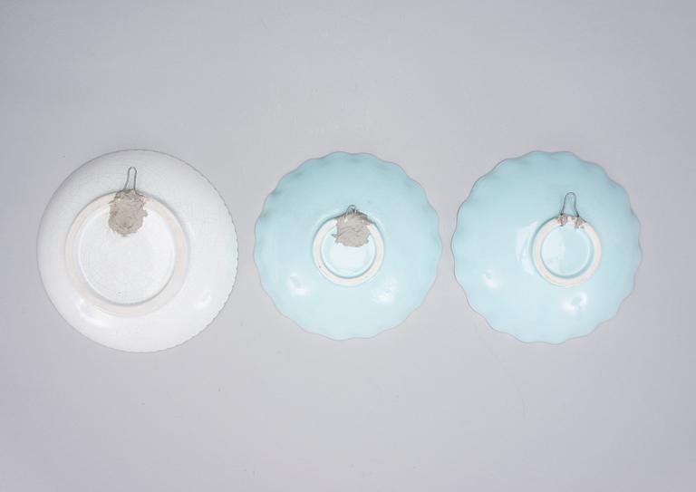 SKÅLAR, 3 st, keramik, signerade Hilkka-Liisa Ahola, Arabia.