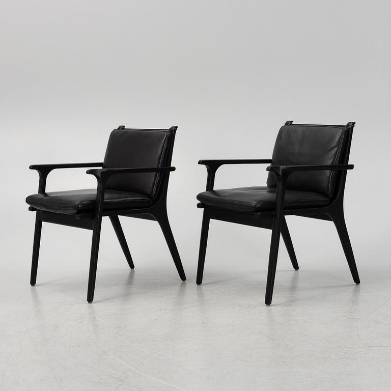 Space Copenhagen four 'Ren' dining chairs from Stellar Works.